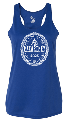 Custom Printed Apparel | McCartney Irish Dance 2025 | Women's Racerback Tank (MULTIPLE COLOR OPTIONS) - McCartney Irish Dance W25 - 18696