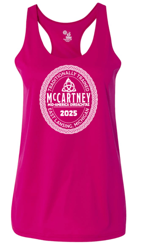 Custom Printed Apparel | McCartney Irish Dance 2025 | Women's Racerback Tank (MULTIPLE COLOR OPTIONS) - McCartney Irish Dance W25 - 18696