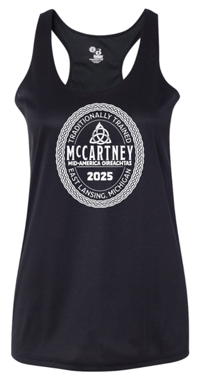 Custom Printed Apparel | McCartney Irish Dance 2025 | Women's Racerback Tank (MULTIPLE COLOR OPTIONS) - McCartney Irish Dance W25 - 18696