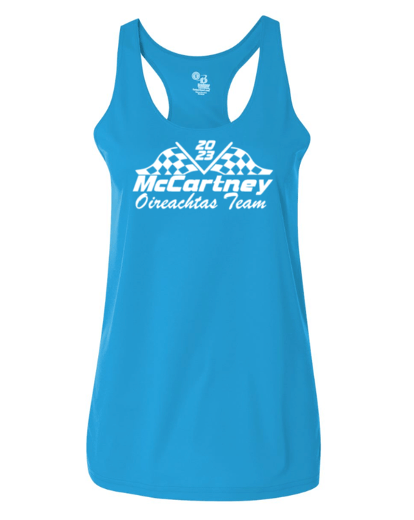 Custom Apparel - Screen Printing - McCartney Oireachtas Team - Women's Racerback Tank Top - McCartney Team - 14849
