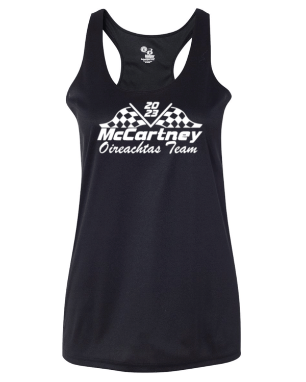 Custom Apparel - Screen Printing - McCartney Oireachtas Team - Women's Racerback Tank Top - McCartney Team - 14849