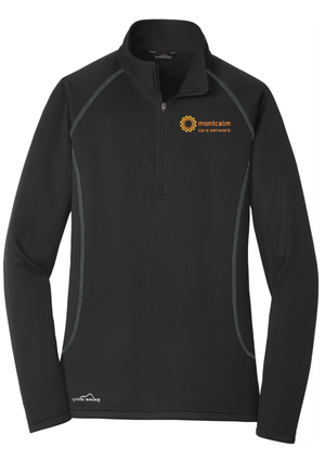 Custom Apparel - Screen Printing - MCN Holiday - Eddie Bauer Women's 1/4 Zip - MCN - 15070