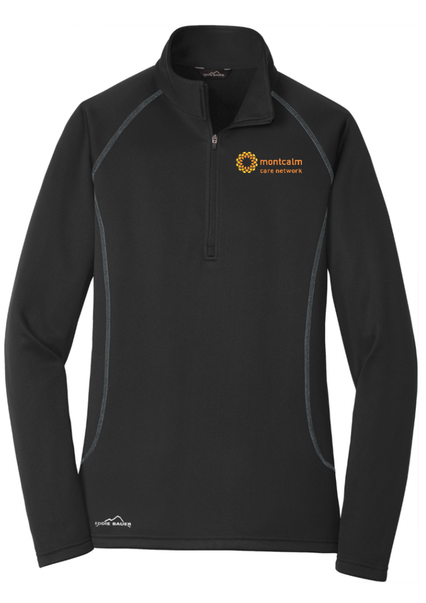 Custom Apparel - Screen Printing - MCN Holiday - Eddie Bauer Women's 1/4 Zip - MCN - 15070