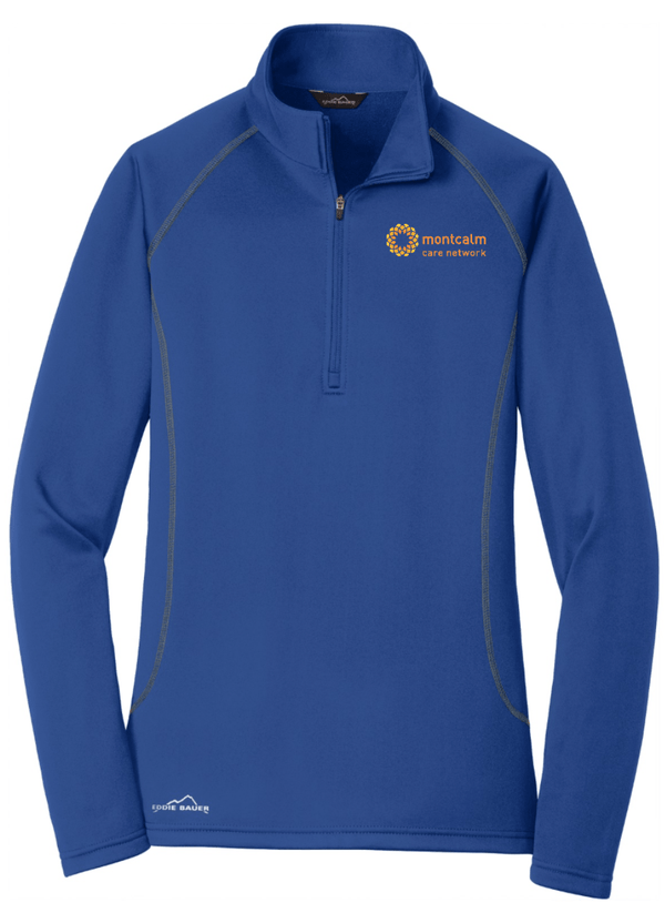 Custom Apparel - Screen Printing - MCN Holiday - Eddie Bauer Women's 1/4 Zip - MCN - 15070