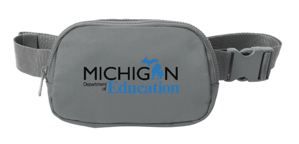 Custom Printed Apparel | MDE Fall 2025 - Hip Bag (Tan/Grey) - MDE F25 - 18407