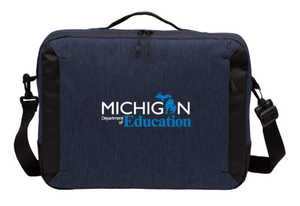 Custom Printed Apparel | MDE Fall 2025 - Navy Vector Briefcase - MDE F25 - 18407