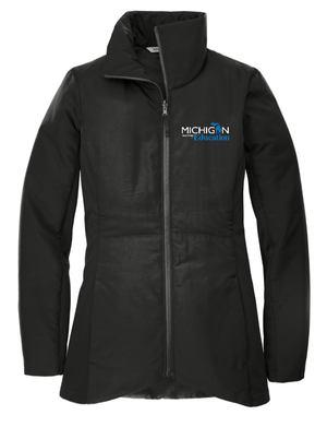Custom Printed Apparel | MDE Fall 2025 - Women's Black Insulated Jacket - MDE F25 - 18407