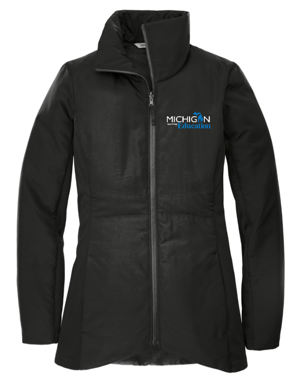 Custom Printed Apparel | MDE Fall 2025 - Women's Black Insulated Jacket - MDE F25 - 18407