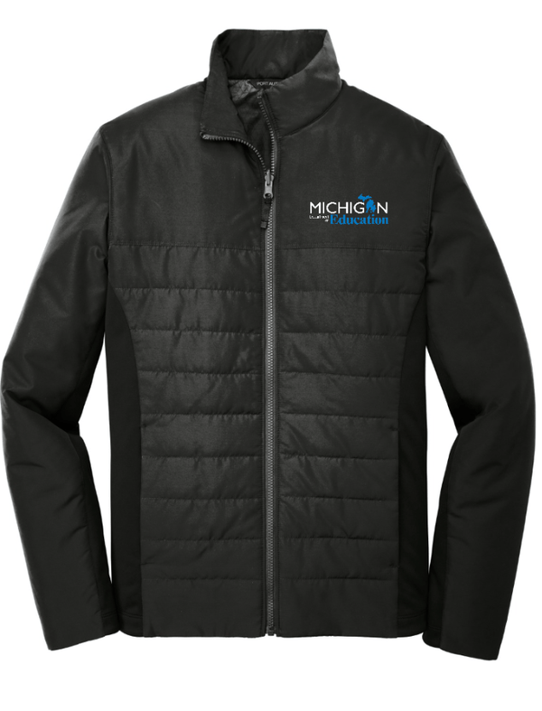 Custom Printed Apparel | MDE Fall 25 - Men's Black Insulated Jacket - MDE F25 - 18407