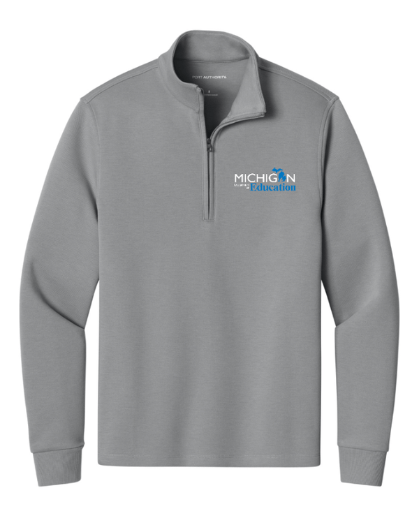 Custom Printed Apparel | MDE Fall 25 - Men's Grey Quarter - Zip - MDE F25 - 18407