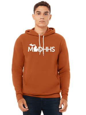 Custom Apparel - Screen Printing - MDHHS - Adult Unisex Hooded Sweatshirt - Hooded Sweatshirt - MDHHS - 14919