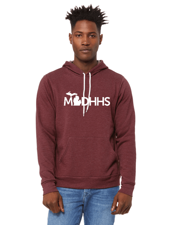 Custom Apparel - Screen Printing - MDHHS - Adult Unisex Hooded Sweatshirt - Hooded Sweatshirt - MDHHS - 14919