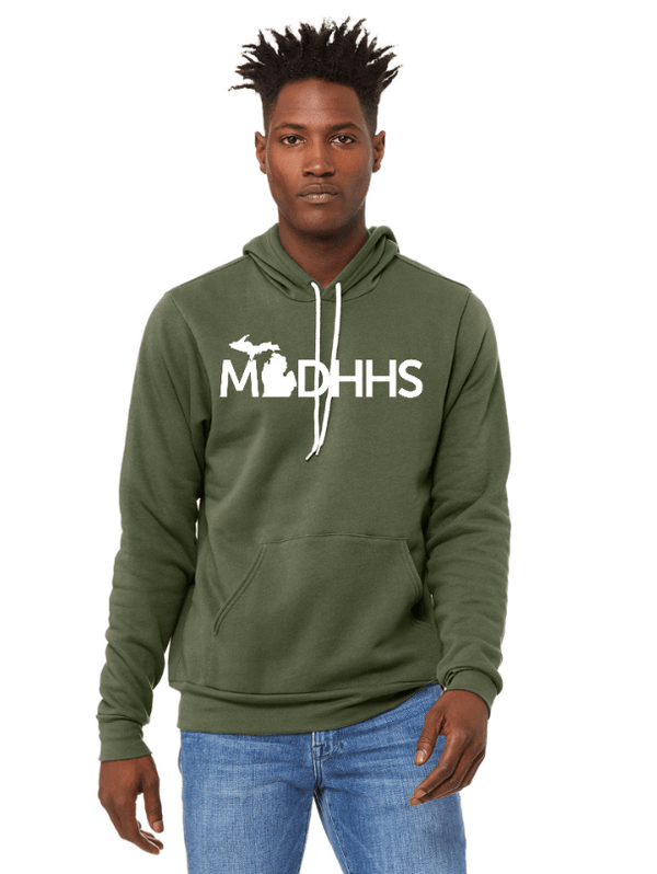Custom Apparel - Screen Printing - MDHHS - Adult Unisex Hooded Sweatshirt - Hooded Sweatshirt - MDHHS - 14919