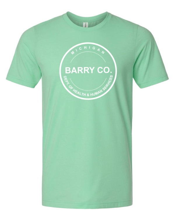 Custom Apparel - Screen Printing - MDHHS Gear - Allegan & Barry Co. - Adult Unisex Tee (Multiple Colors Available) - Allegan & Barry County MDHHS - 17194