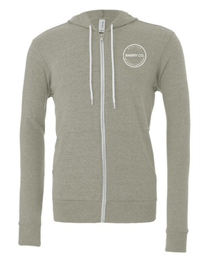 Custom Apparel - Screen Printing - MDHHS Gear - Allegan & Barry Co. - Fleece Full Zip Hoodie - Circle Logo Design - (Multiple Colors Available) - Allegan & Barry County MDHHS - 17194
