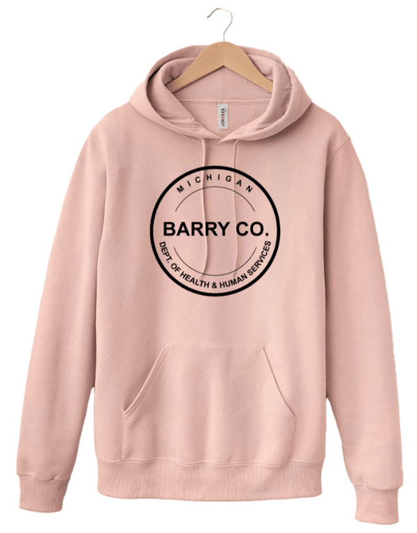 Custom Apparel - Screen Printing - MDHHS Gear - Allegan & Barry Co. - Premium Blend Hooded Sweatshirt (Multiple Colors Available) - Allegan & Barry County MDHHS - 17194