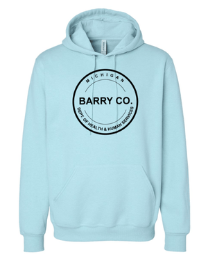 Custom Apparel - Screen Printing - MDHHS Gear - Allegan & Barry Co. - Premium Blend Hooded Sweatshirt (Multiple Colors Available) - Allegan & Barry County MDHHS - 17194