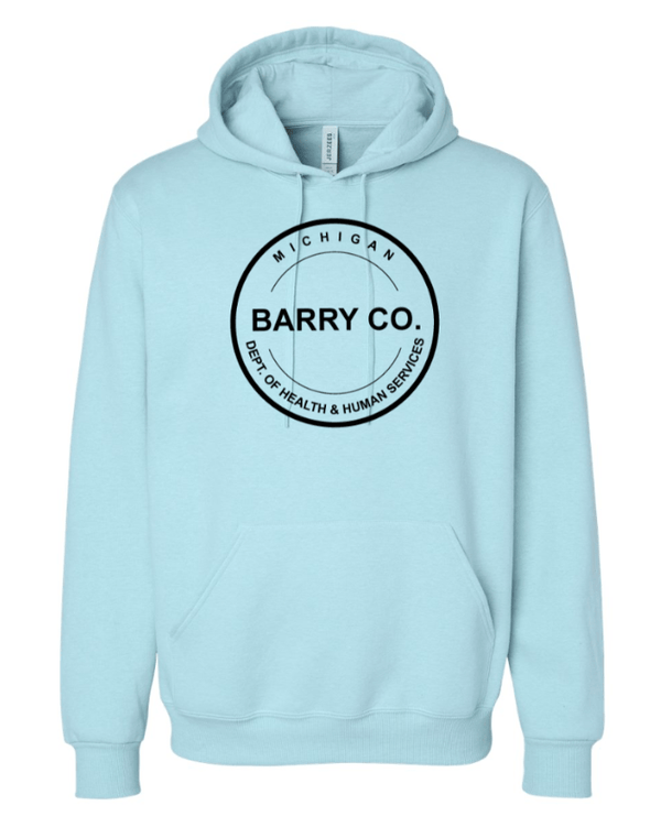Custom Apparel - Screen Printing - MDHHS Gear - Allegan & Barry Co. - Premium Blend Hooded Sweatshirt (Multiple Colors Available) - Allegan & Barry County MDHHS - 17194