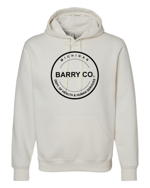 Custom Apparel - Screen Printing - MDHHS Gear - Allegan & Barry Co. - Premium Blend Hooded Sweatshirt (Multiple Colors Available) - Allegan & Barry County MDHHS - 17194