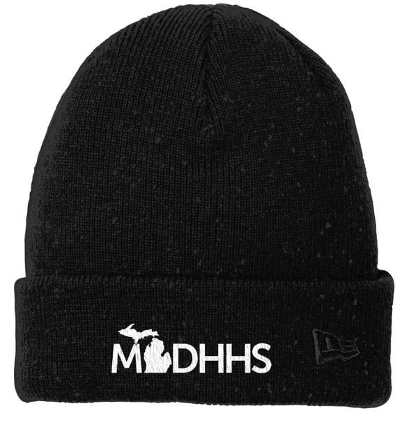 Custom Apparel - Screen Printing - MDHHS - New Era Beanie - Beanie - MDHHS - 14919
