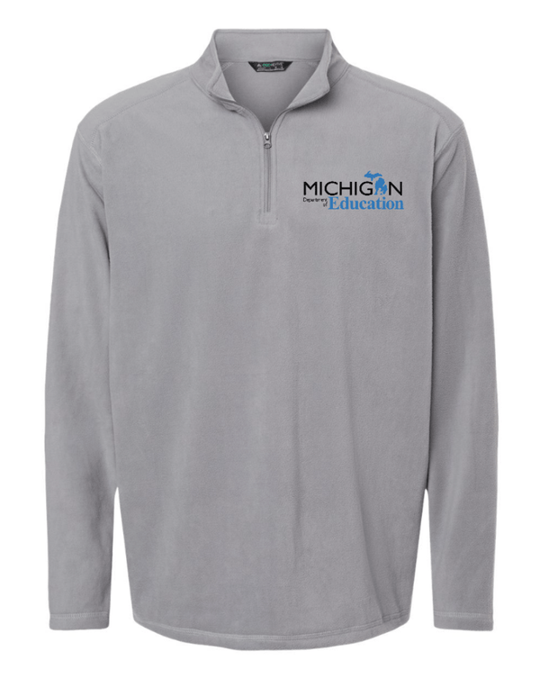 Custom Apparel - Screen Printing - MI Department of Education - 1/4 Zip Pullover - MI Department of Education - 14999
