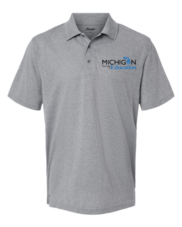 Custom Apparel - Screen Printing - MI Department of Education - Performance Mini Mesh Polo - MI Department of Education - 14999