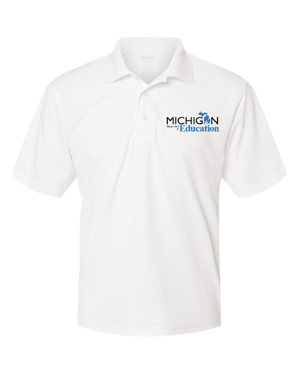 Custom Apparel - Screen Printing - MI Department of Education - Sebring Performance Polo - MI Department of Education - 14999