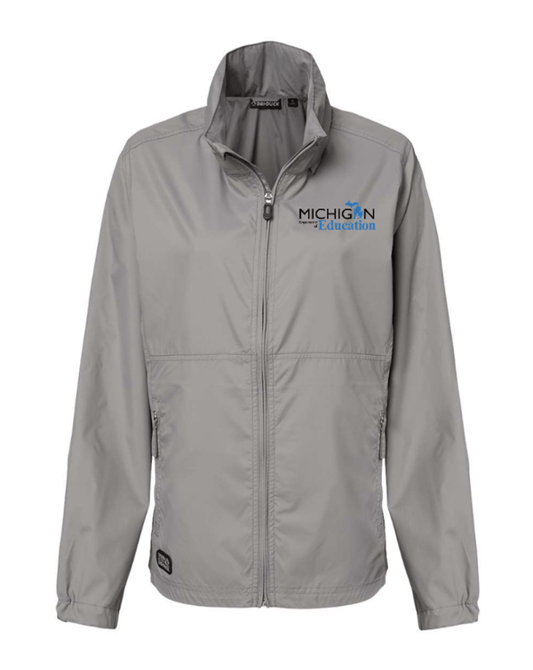 Custom Apparel - Screen Printing - MI Department of Education - Woman's Packable Jacket - MI Department of Education - 14999