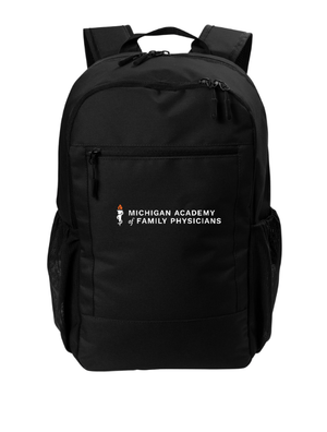 Custom Apparel - Screen Printing - Michigan Academy of Family Physicians - Daily Commute Backpack - Michigan Academy of Family Physicians - 17653