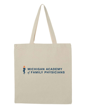 Custom Apparel - Screen Printing - Michigan Academy of Family Physicians - Economical Tote - Michigan Academy of Family Physicians - 17653