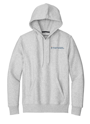 Custom Apparel - Screen Printing - Michigan Academy of Family Physicians - Heavyweight Pullover Hoodie *Black - Light Grey* - Michigan Academy of Family Physicians - 17653