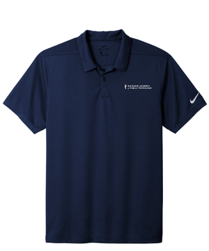 Custom Apparel - Screen Printing - Michigan Academy of Family Physicians - Nike Dry Essential Polo *Black - White - Navy* - Michigan Academy of Family Physicians - 17653