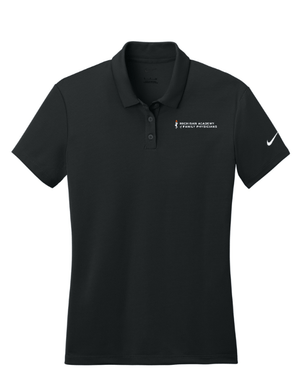 Custom Apparel - Screen Printing - Michigan Academy of Family Physicians - Nike Women's Dry Essential Polo *Black - White - Navy* - Michigan Academy of Family Physicians - 17653