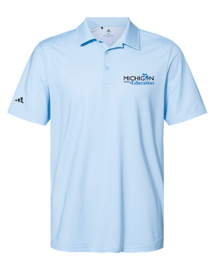 Custom Apparel - Screen Printing - Michigan Department of Education - Adidas Dot Print Polo - Michigan Department of Education - 16367