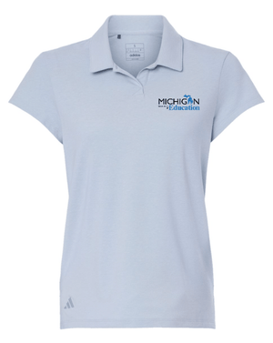 Custom Apparel - Screen Printing - Michigan Department of Education - Adidas Women's Blend Polo - Michigan Department of Education - 17515