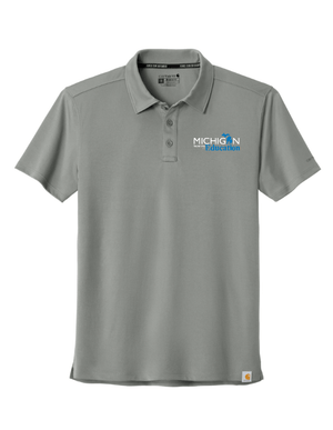 Custom Apparel - Screen Printing - Michigan Department of Education - Carhartt Force Sun Defender Polo - Michigan Department of Education - 17515