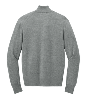 Custom Apparel - Screen Printing - Michigan Department of Education - Easy Care Full Zip Sweater - Michigan Department of Education - 16367