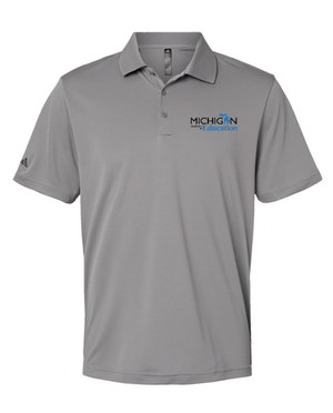 Custom Apparel - Screen Printing - Michigan Department of Education - Men's Adidas Performance Polo - Michigan Department of Education - 16367
