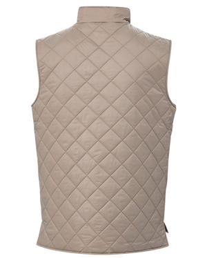 Custom Apparel - Screen Printing - Michigan Department of Education - Men's Diamond Quilted Vest - Michigan Department of Education - 17515