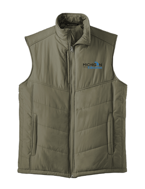 Custom Apparel - Screen Printing - Michigan Department of Education - Puffy Vest - Michigan Department of Education - 16367