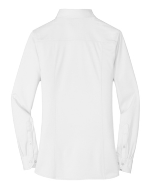 Custom Apparel - Screen Printing - Michigan Department of Education - Women's Knit Dress Shirt - Michigan Department of Education - 16367