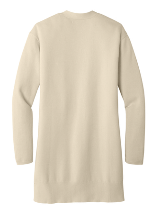 Custom Apparel - Screen Printing - Michigan Department of Education - Women's Open Front Cardigan Sweater - Michigan Department of Education - 16367