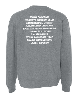 Custom Apparel - Screen Printing - Michigan Homeschool State Cup 2024 - Midweight Crewneck Sweatshirt - Michigan Homeschool State Cup 2024 - 16419