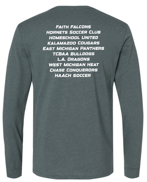 Custom Apparel - Screen Printing - Michigan Homeschool State Cup 2024 - Unisex Long Sleeve T-Shirt - Michigan Homeschool State Cup 2024 - 16419