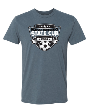 Custom Apparel - Screen Printing - Michigan Homeschool State Cup 2024 - Unisex T-Shirt - Michigan Homeschool State Cup 2024 - 16419