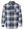 Mid-MI Biking Flannels - Open Pocket Flannel Shirt  -- Blue / Ecru