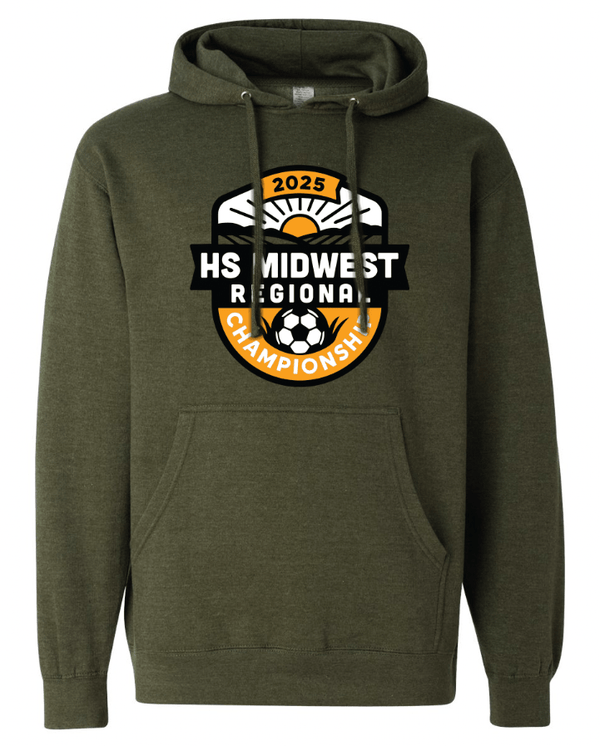 Custom Apparel - Screen Printing - Midwest Regional Cup 2025 - Midweight Hooded Sweatshirt - Midwest Regional Cup 2025 - 17763