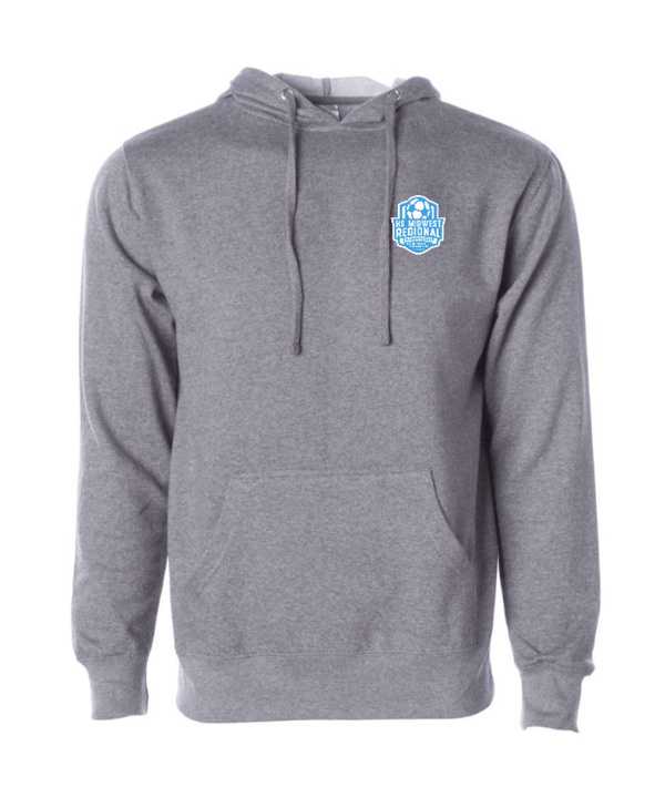 Custom Apparel - Screen Printing - Midwest Regional - Unisex Grey Hoodie - Midwest Regional - 14111