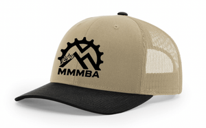 Custom Printed Apparel | MMMBA Snapback Trucker Hat | Khaki - Black - MMMBA - 19635
