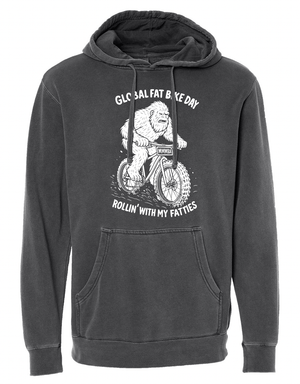 Custom Printed Apparel | MMMBA - Yeti Fat Bike Pigment Dyed Hoodie (multiple color options) - MMMBA - 18663